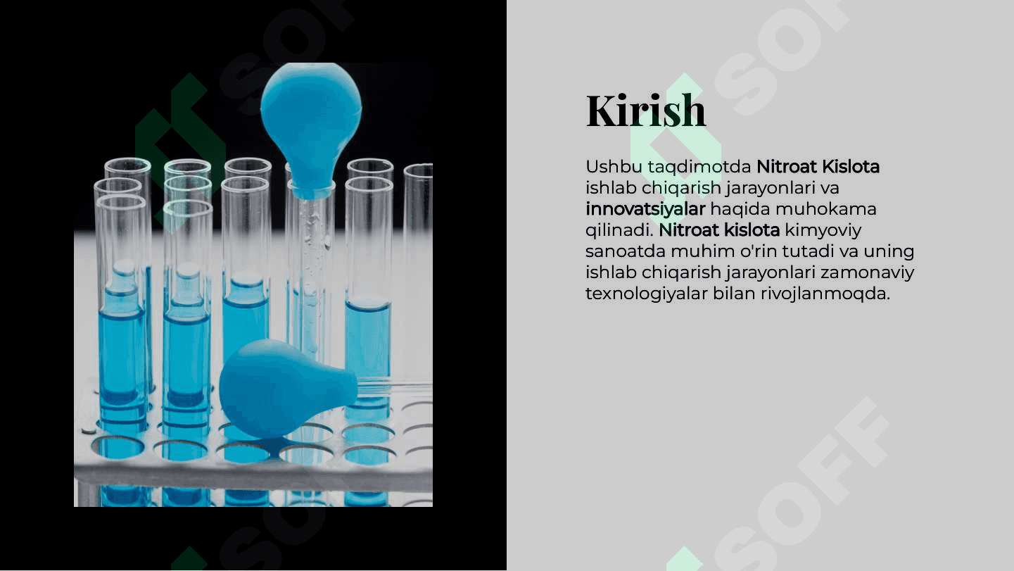 Nitroat kislota ishlab chiqarish 2