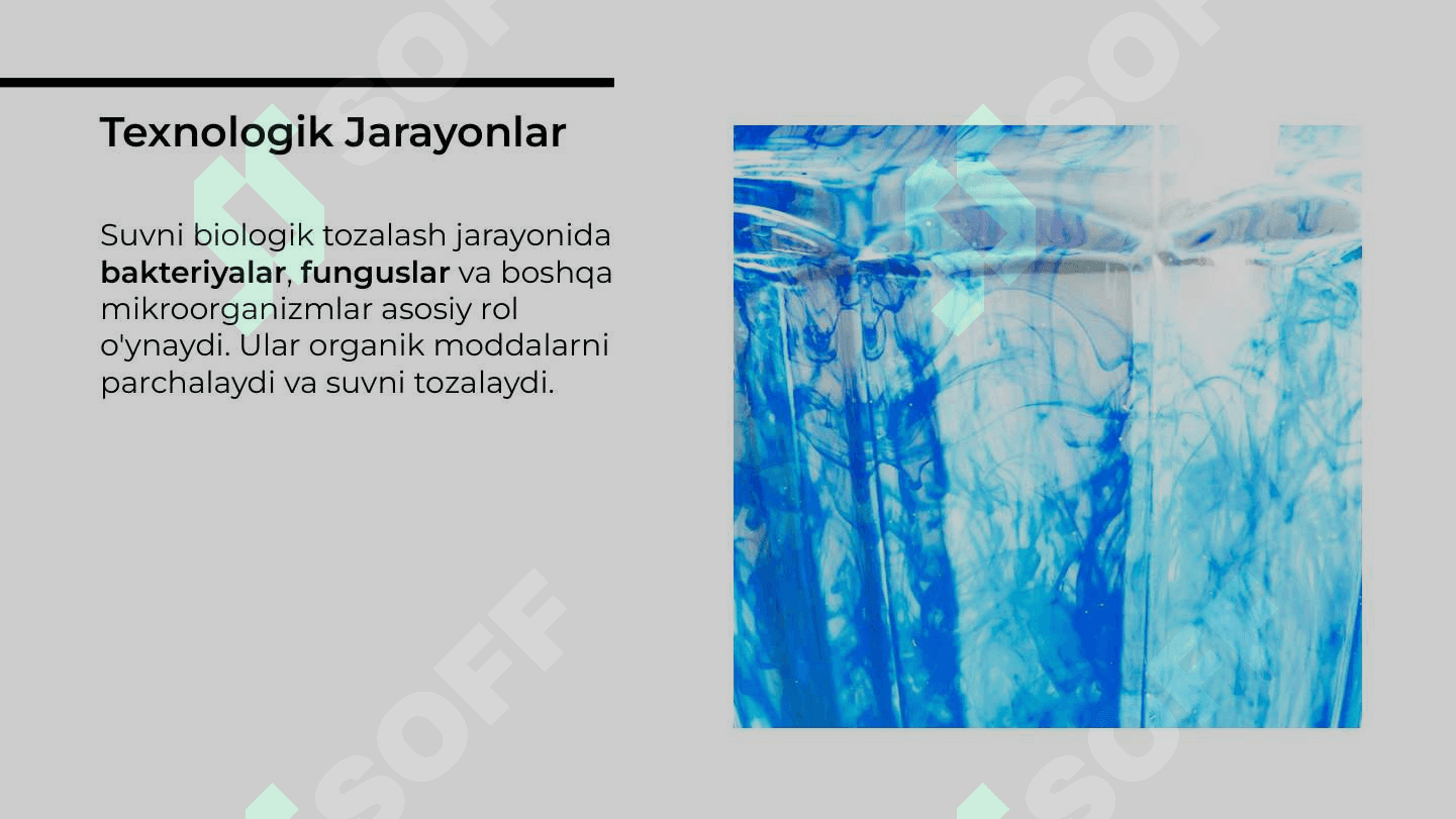 Oqava suvlarni biologik usulda tozalash moslamalarning tehnologik ko'rsatgichini hisoblash 4