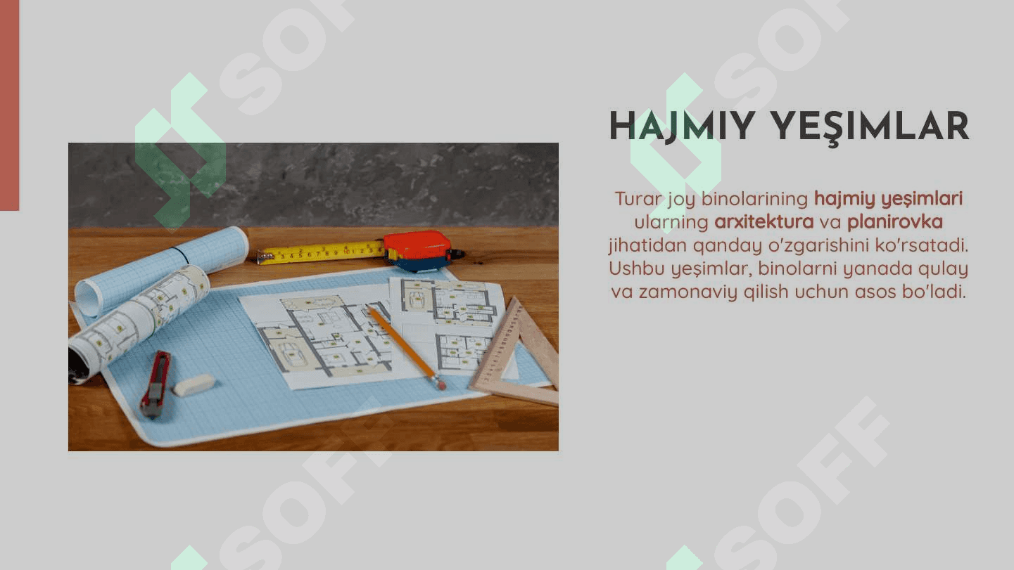 Turar joy binolarini hajmiy-tarixiy yechimlarini tahlil qilish 4