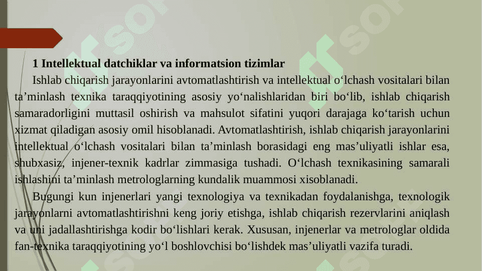 Intellektual o‘lchash asboblari. Intellektual o‘lchash asboblarining asosiy tushunchalari, prinsiplari, vazifalari va afzalliklari 2