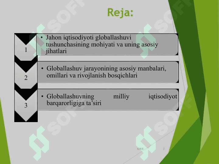 Jahon iqtisodiyoti globallashuvi 2