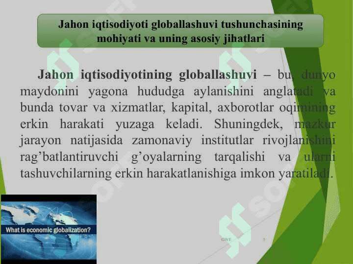 Jahon iqtisodiyoti globallashuvi 3