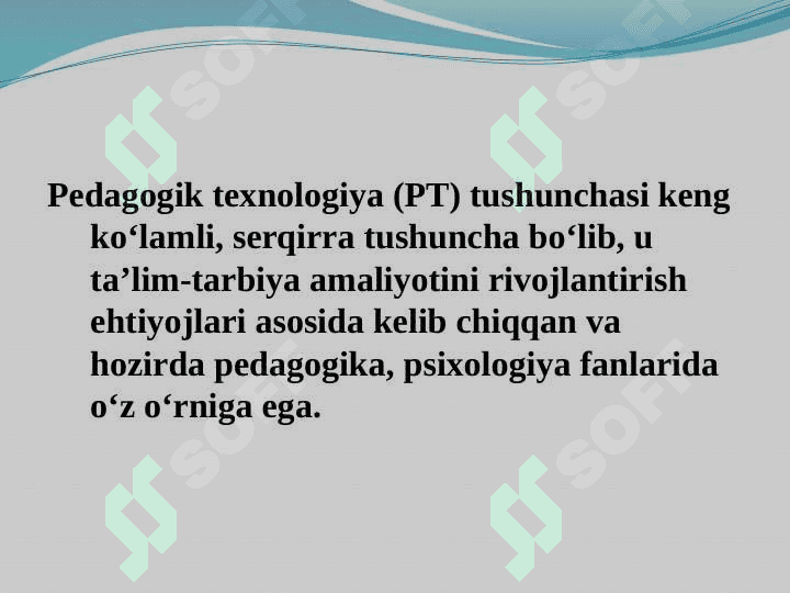 KASBIY TAYYORGARLIK, KASBIY TA’LIM TUSHUNCHALARINI TUSHUNTIRISH 2