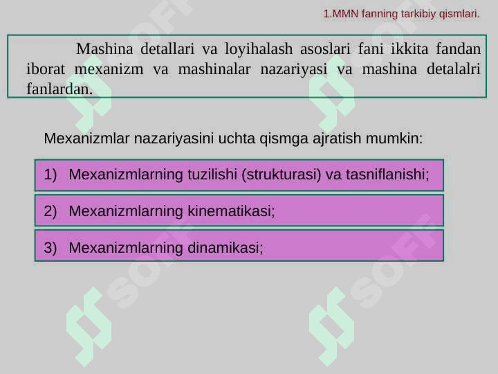 Mexanizm va mashinalarni denamik tekshirish 3