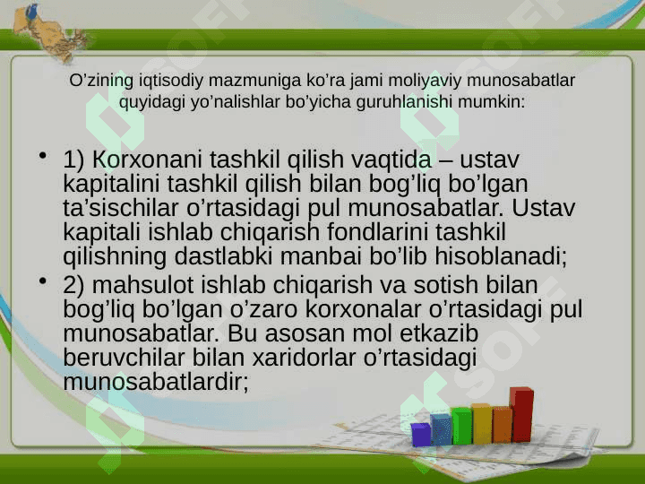 Moliya va korporativ siyosat 3