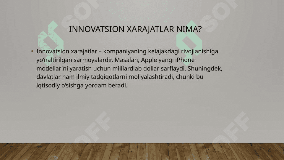 iNNovatsion xarajatlarning tarkibi  va  tuzilmasi 3