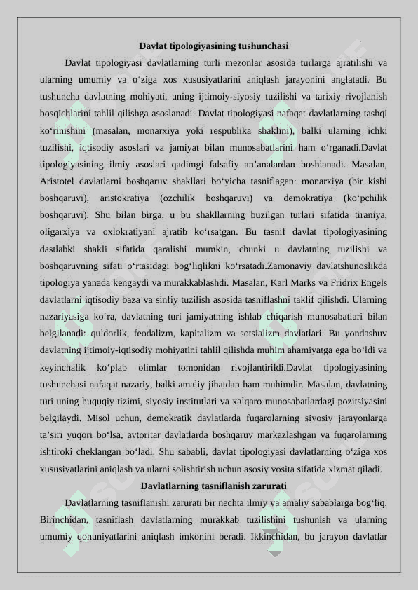 Davlat tipologiyasi 25 3