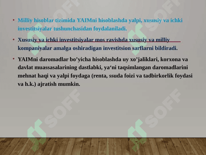O‘zbekistonda yalpi ichki mahsulotning tarmoq tuzilmasi tahlili 8