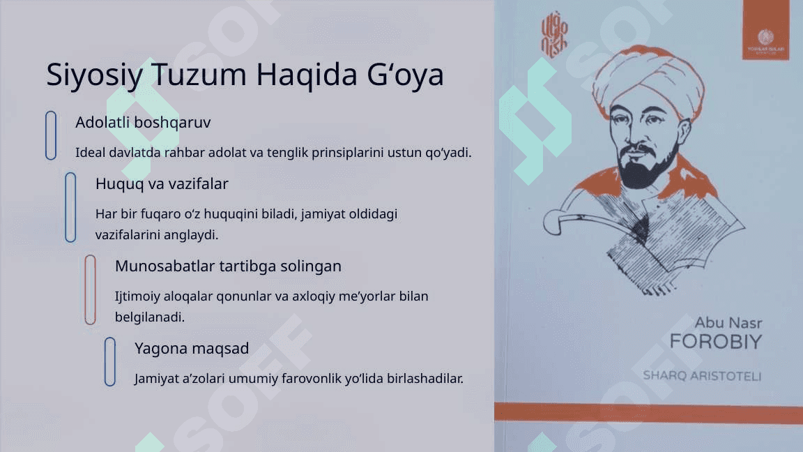 Farobiy dunyoqarashida ideal jamiyat gʻoyasi 8