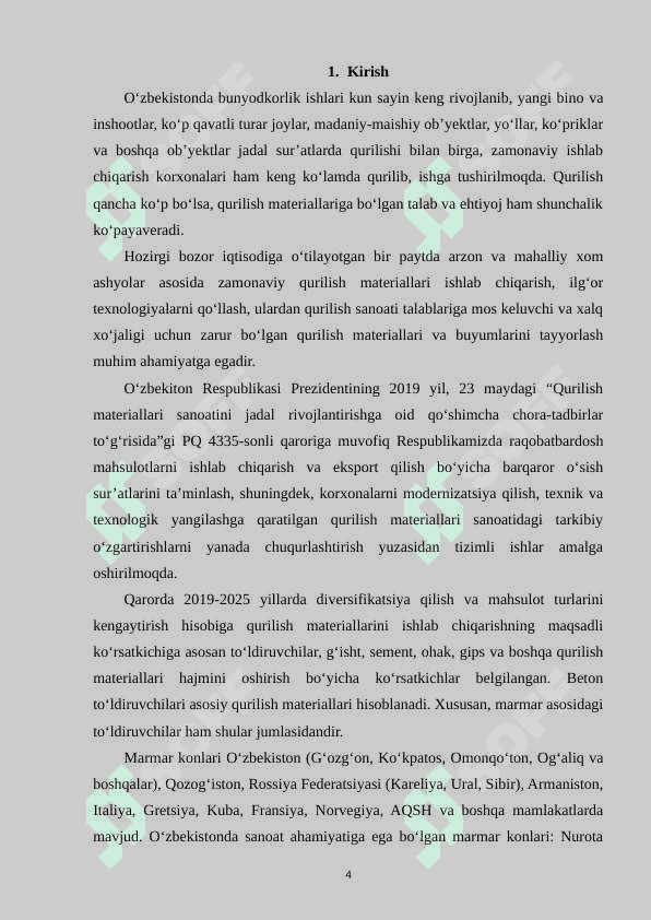 qora marmar asosida yirik to‘ldiruvchi ishlab chiqarish maydalash jarayoni 3