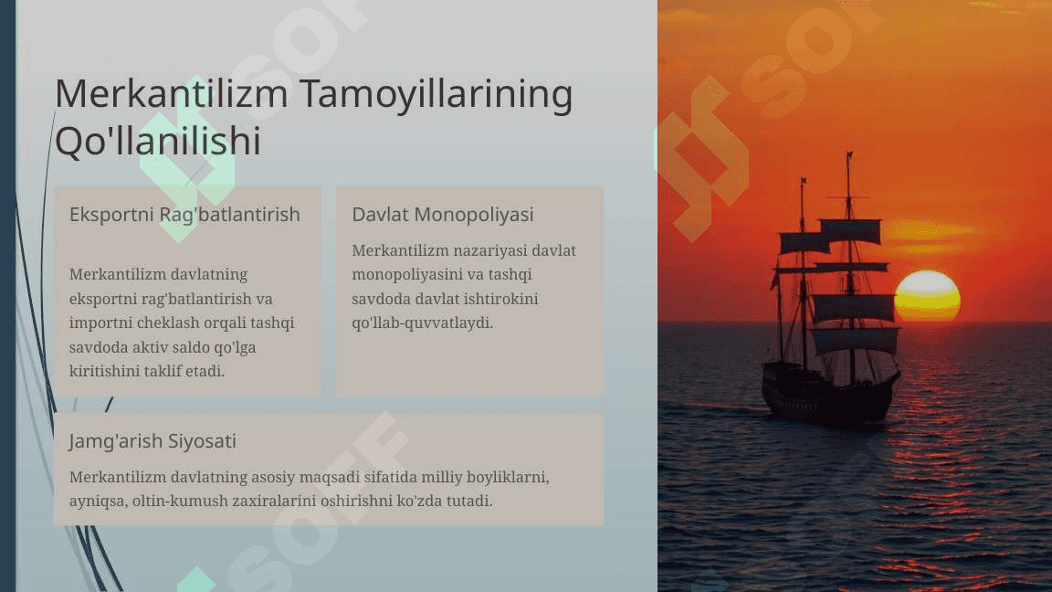 Merkantilizm: Iqtisodiy ta'limot va uning Mohiyati 4