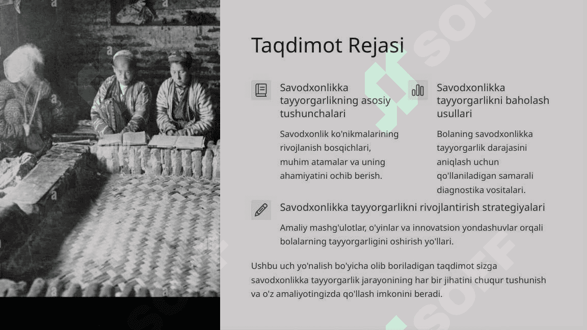 Bolalarning Savodxonlikka Tayyorgarligini O'rganish 2