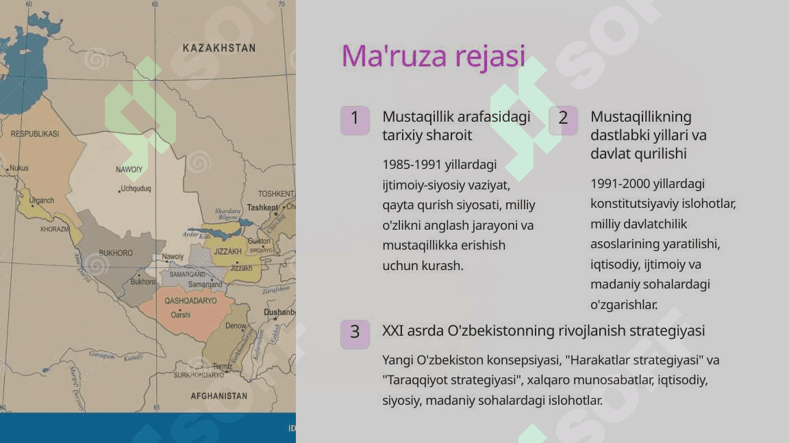 Mustaqil O'zbekistonning tashkil topishi va uning tarixiy ahamiyati 2
