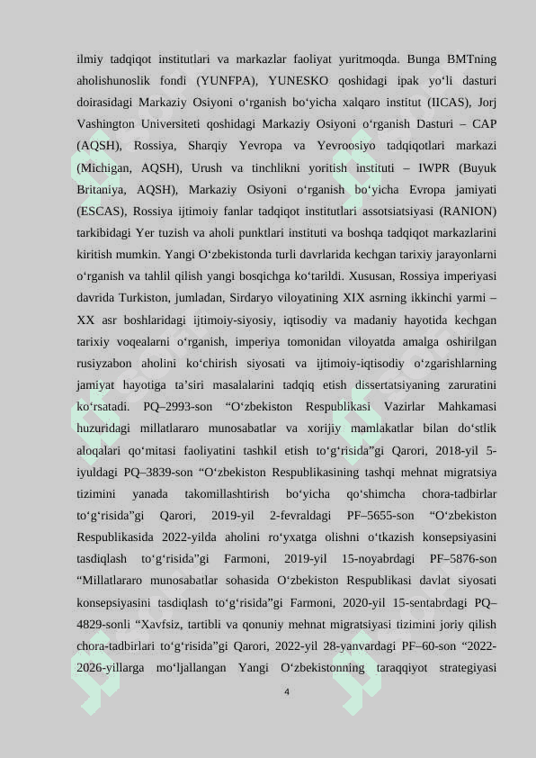 XIX asr ikkinchi yarmi XX asr boshlarida Rossiya imperiyasining Turkistondagi ko’chirish siyosati K.doc 3