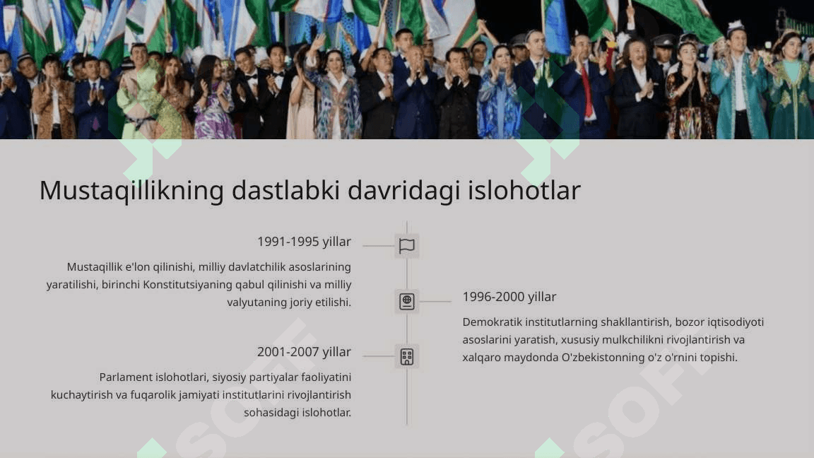 O'zbekistonda demokratik, fuqarolik jamiyati asoslarining shakllanishi, amalga oshirilgan siyosiy islohotlar 3