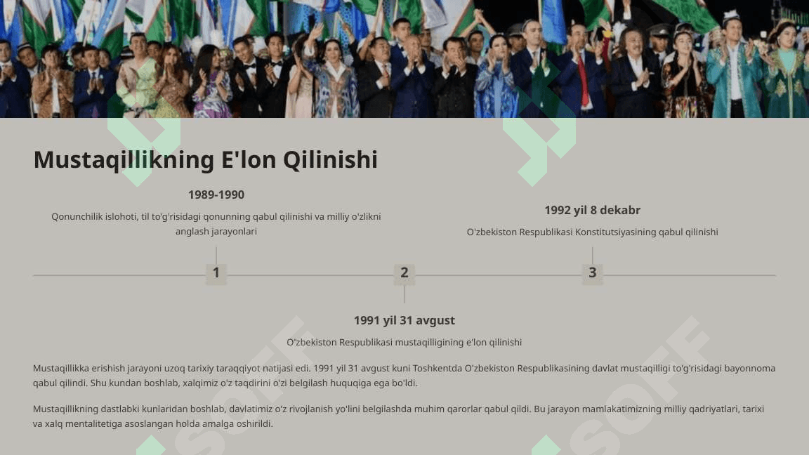 O'zbekistonning O'ziga Xos Istiqlol va Taraqqiyot Yo'li 3