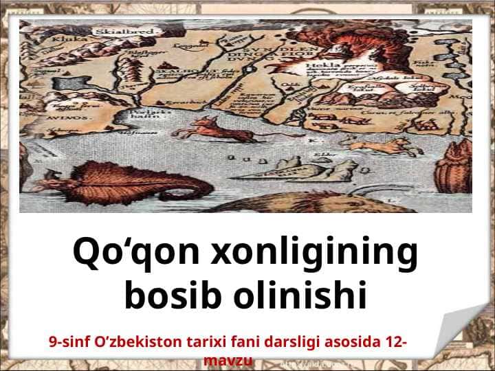 Qóqon xonligi bosib olinishi 9- ózbek.pptx