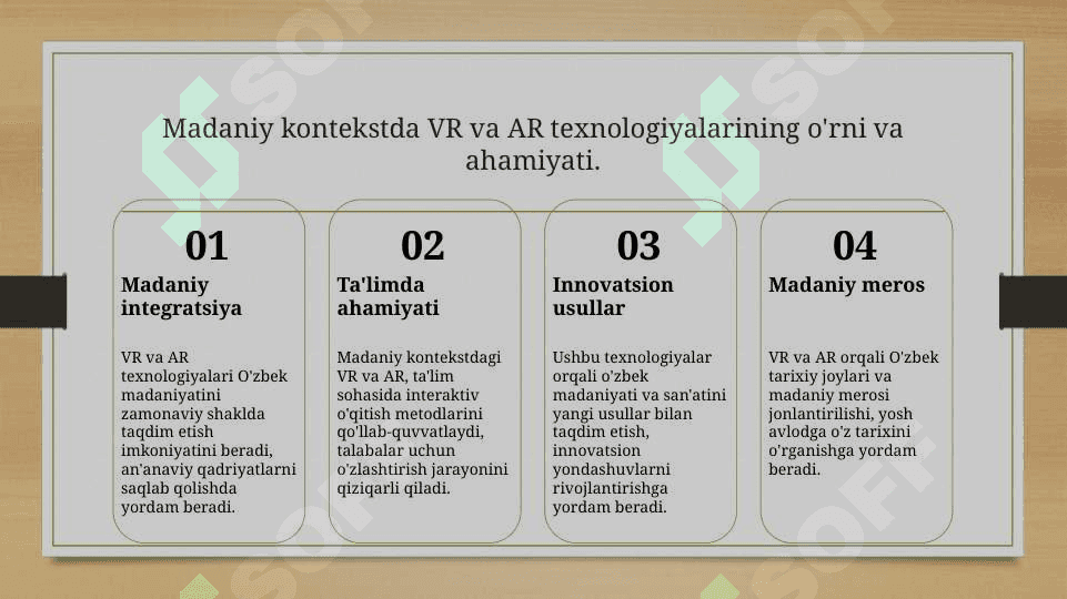 Vertual va toldirilgan reallik tehnalogiyalari rivojlantirish muammolari 7
