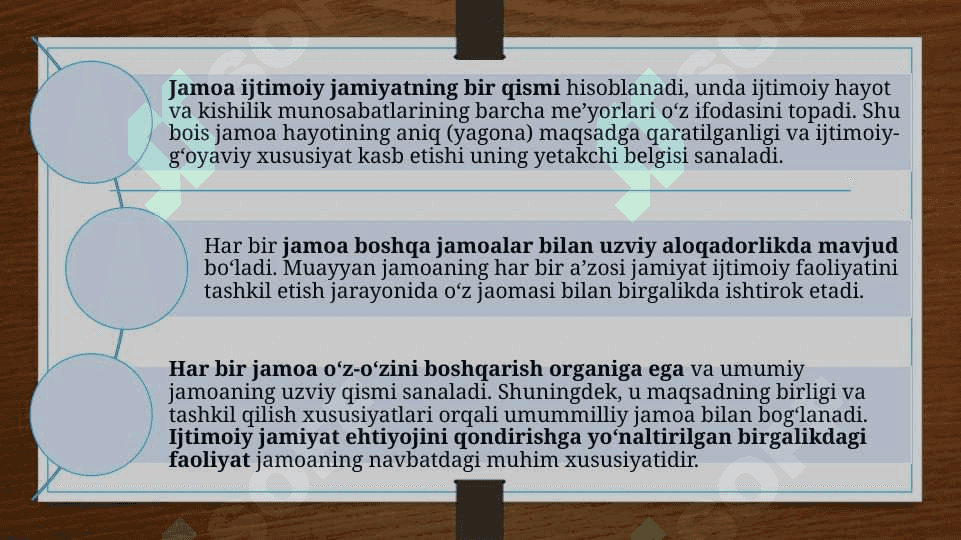 SINF (GURUH) JAMOASINING TARBIYAVIY IMKONIYATLARINI TASHXIS ETISH 7