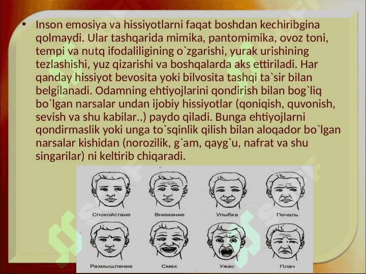 Hissiyot haqida tushuncha 3