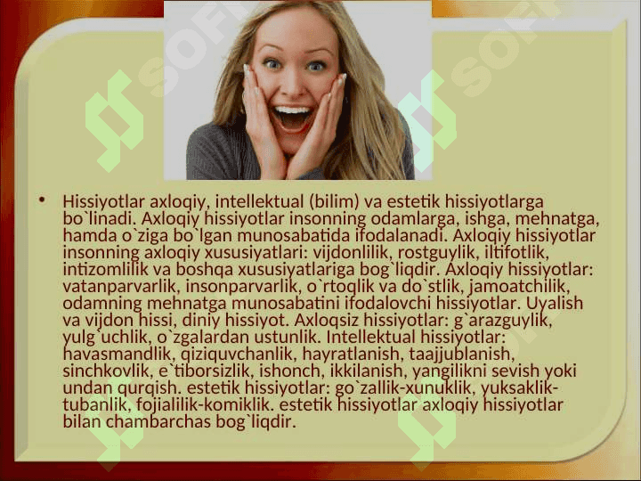 Hissiyot haqida tushuncha 4