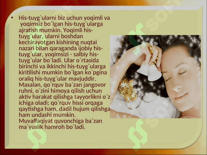 Hissiyot haqida tushuncha 5