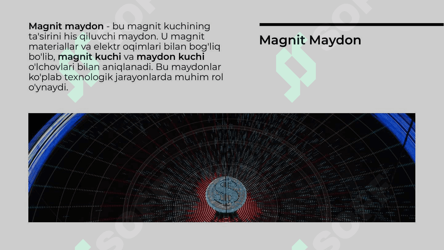 Ampera qonuni va magnit maydoni 4