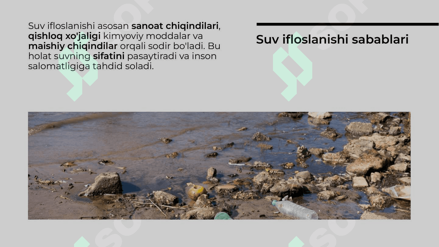 Tuproq va suvning ifloslanishi 4