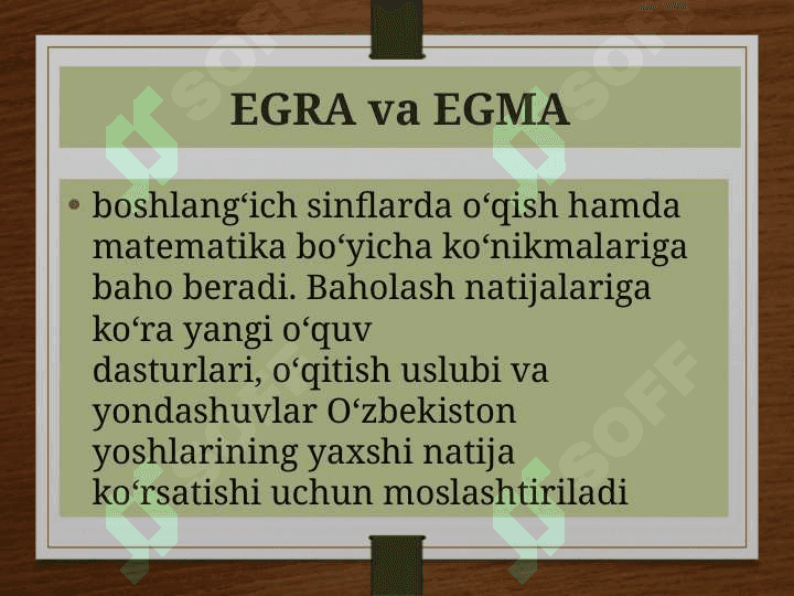 TIMSS,PISA,AGMA,TALIS xalqaro baholash dasturlariga doir test namunalari bilan tanishish 4