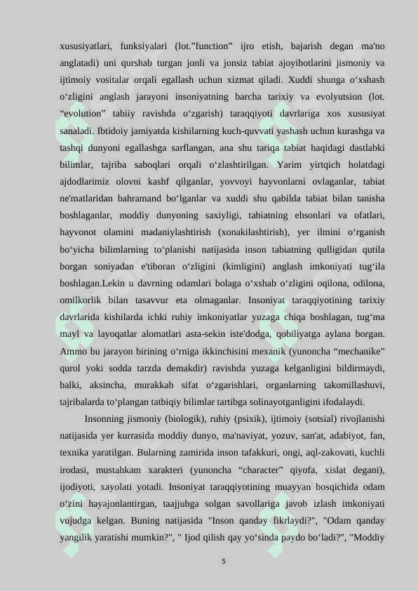 Umumiy psixologiyaning asosiy sohadagi tavsifi 5