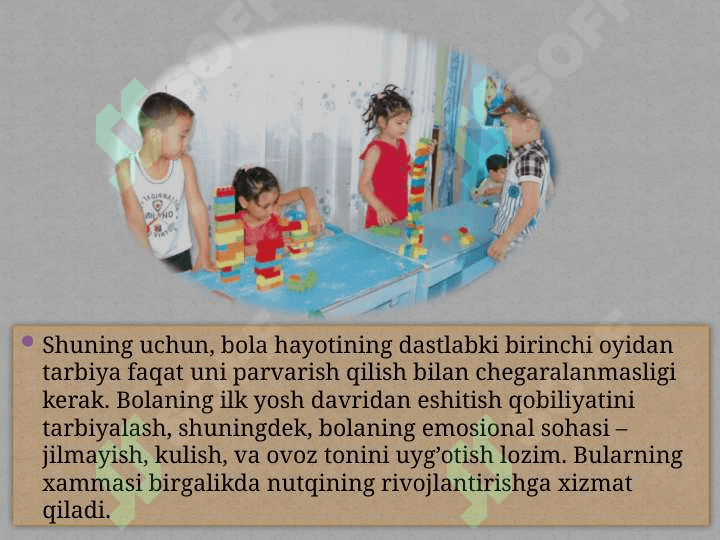 Turli yosh davrlarida nutq faoliyatining  rivojlanishi 2