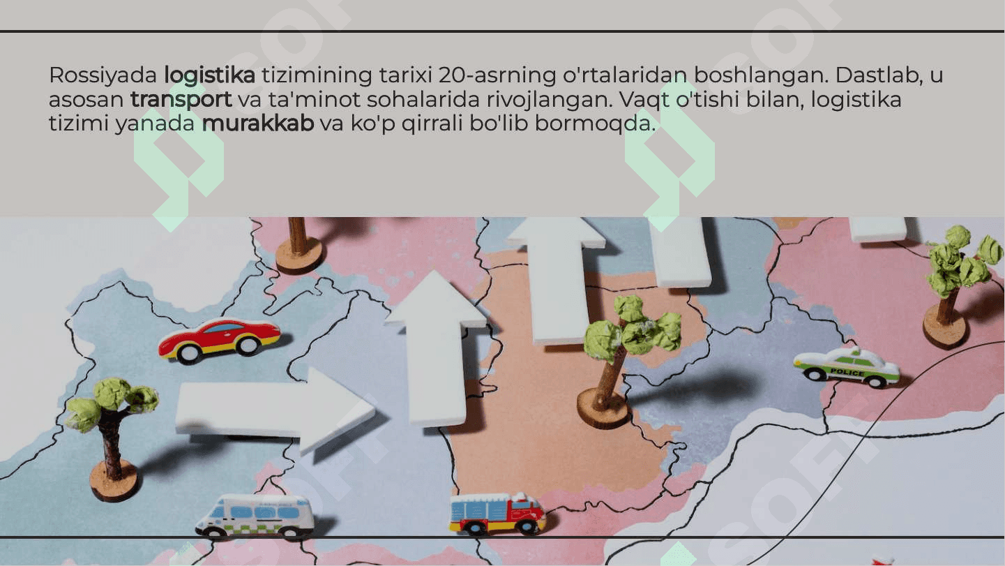 Rossiya Federatsiyasiningda logistika tizimining shakllanishi va rivojlanishi 3