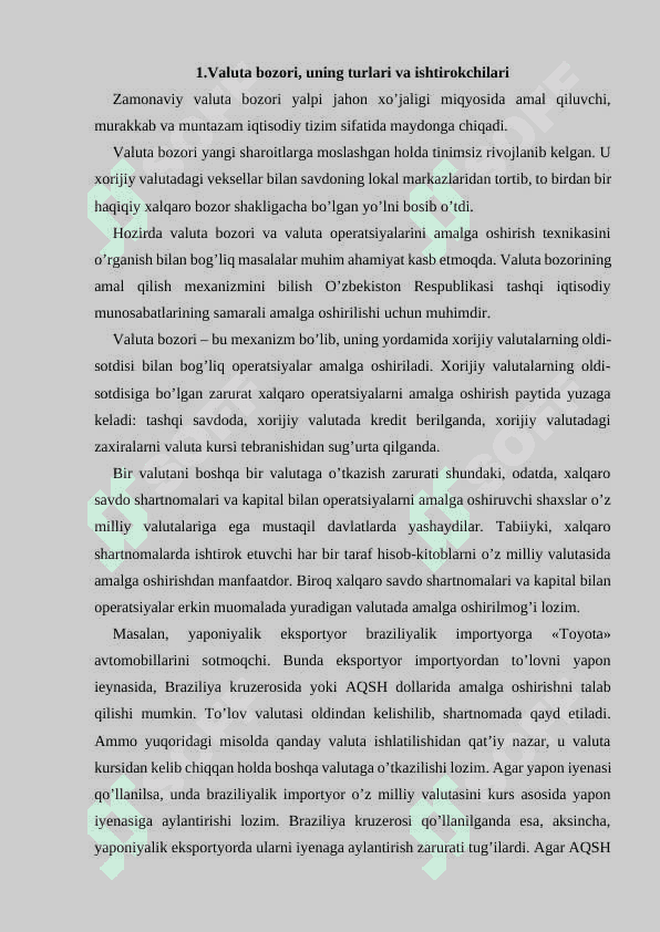 Valuta operatsiyalari 2