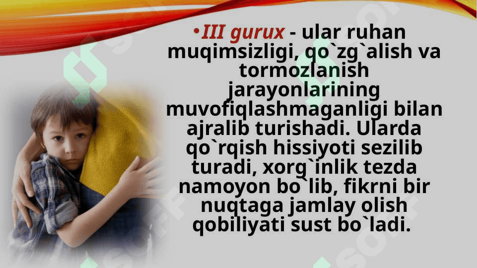 Bolalar yoshida ruxiy holatni barqarorlashtiruvchi muolajalar bilan tanishish 6