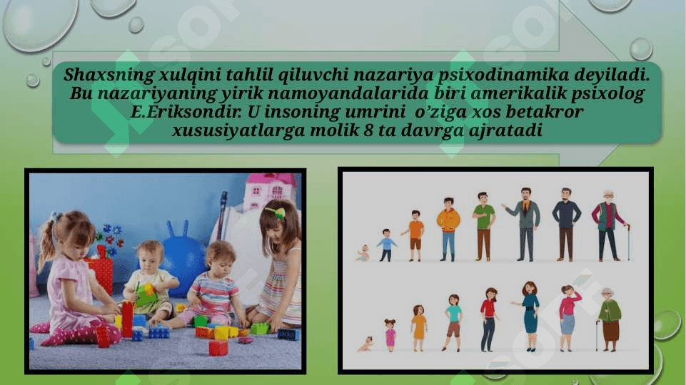 Psixik rivojlanish va davrlashtirish 4