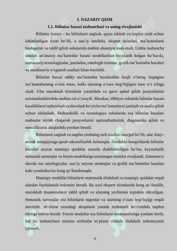 Bilimlar bazasini taqdim etishning zamonaviy modellarini tahlil qilish 4