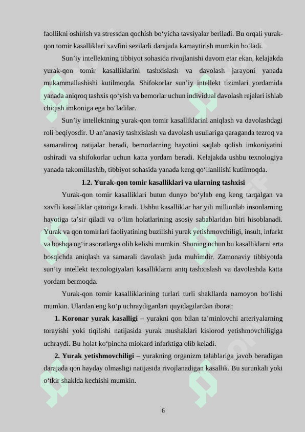 Sun’iy intellektdan foydalangan holda yurak-qon tomir kasalliklarini aniqlash 6