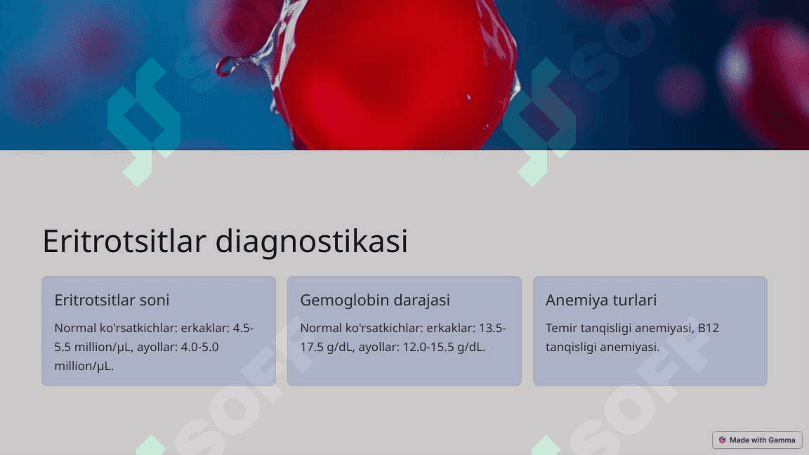 Qonning diagnostik ahamiyati 3