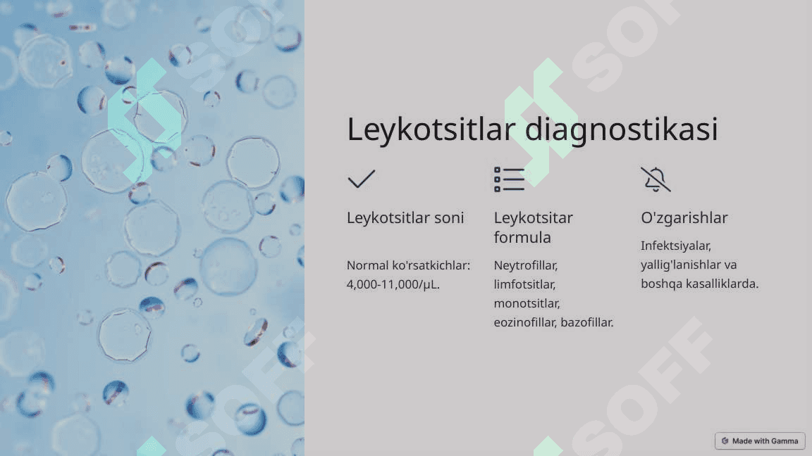 Qonning diagnostik ahamiyati 4
