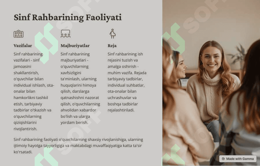 Jamoani rivojlantirishda tarbiya usullari 4