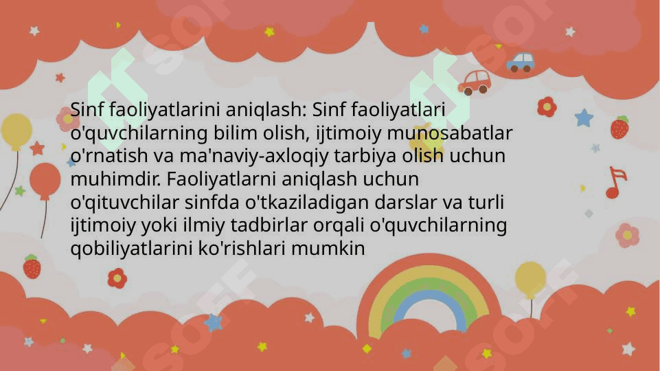 Sinf faollarini aniqlash . Qobilyatli oʻquvchilarni   aniqlash  va ularni tarbiyalash 2