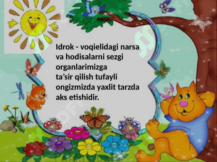 Ko'rib idrok qilish va o'lchash asosida fazoni idrok qilishi 3