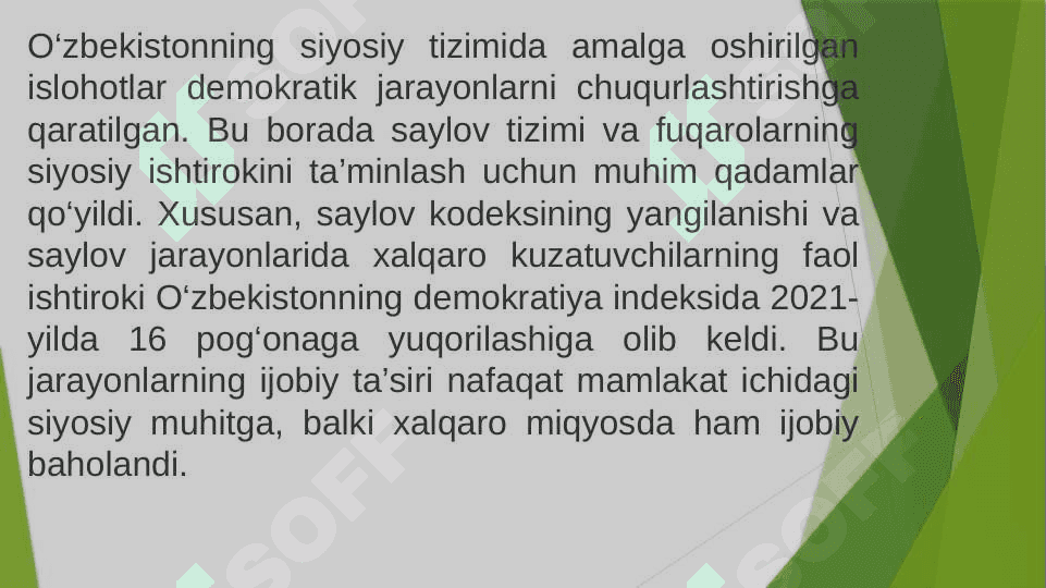 Yangi O’zbekiston ijtimoiy-siyosiy               Va madaniy hayotida aks etishi 5