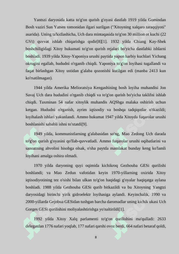 JARNING SIYOSIY, IQTISODIY, IJTIMOIY GEOGRAFIK XUSUSIYATLARI 8