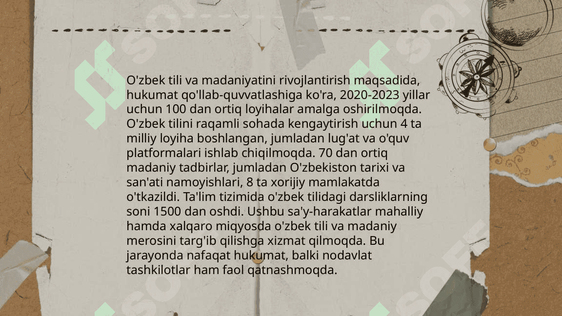 Yangi Õzbekistonda amalga oshirilayotgan ma'naviy õzgarishlar 5