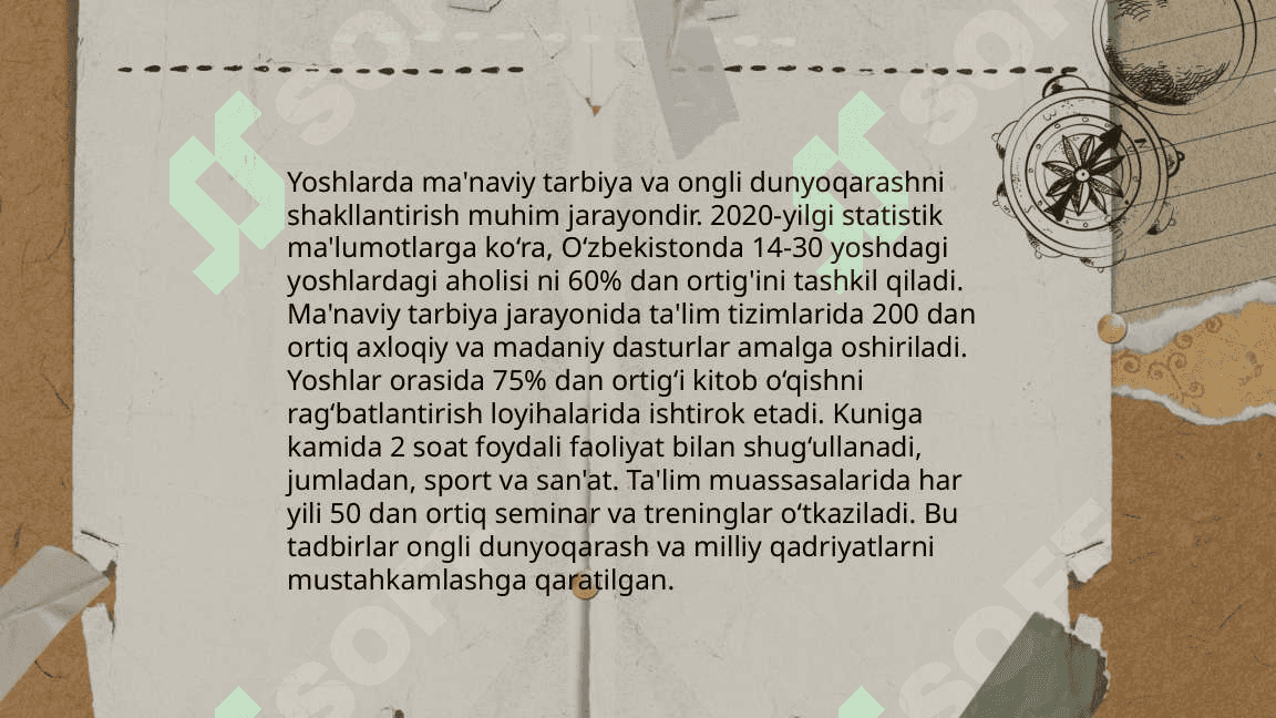 Yangi Õzbekistonda amalga oshirilayotgan ma'naviy õzgarishlar 7