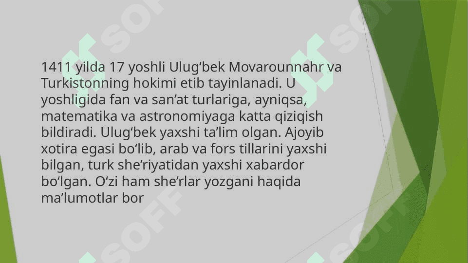 Mirzo Ulugbek – Davlat Arbobi va Buyuk Olim 5