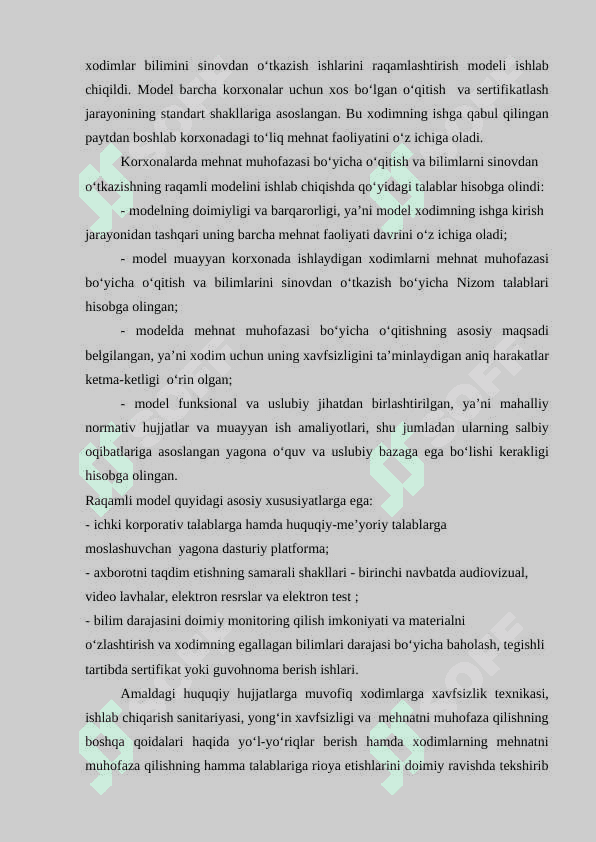 MEHNATNI MUHOFAZA QILISHNING ZAMONAVIY TEHNIKA TEXNOLOGIYALARI 4