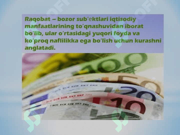 Raqobat  turlari va shakllari 4