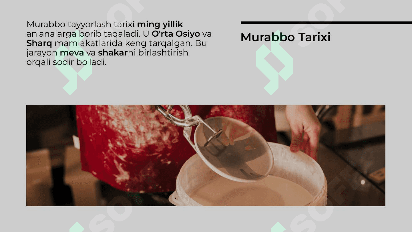 Murabbo tayyorlash texnologiyasi 3